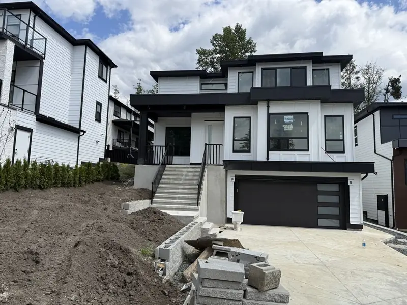 BC home during landscaping
